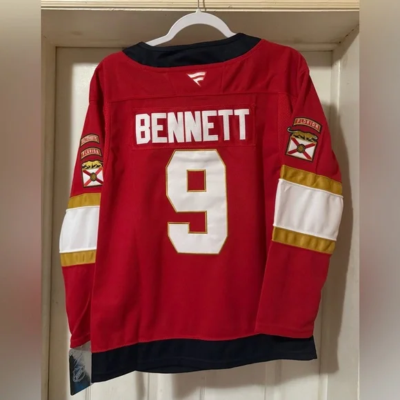 ♥️SOLD OUT ♥️Panthers Kids Red Hockey Jersey - Picture 2 of 2